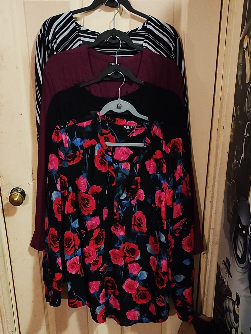 Torrid- set of 4 blouses long sleeve blouses